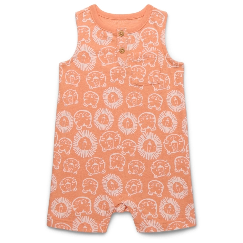 Baby lion tiger romper
